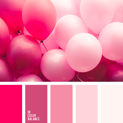 paleta del color rosado monocromática | IN COLOR BALANCE